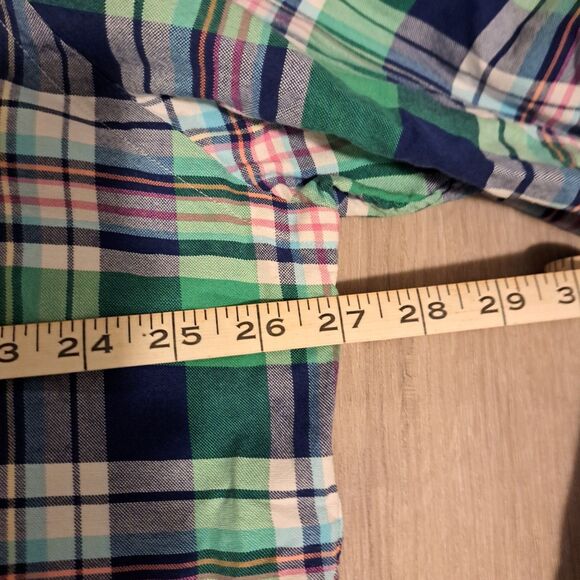 Polo Ralph Lauren Shirt Mens XXL Green Plaid Button Down LS Shirt Large - Picture 10 of 10